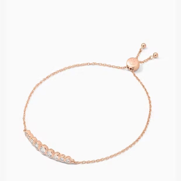 SOLD - Kate Spade Rose Gold Full Circle Slider Bracelet - Picture 1 of 4